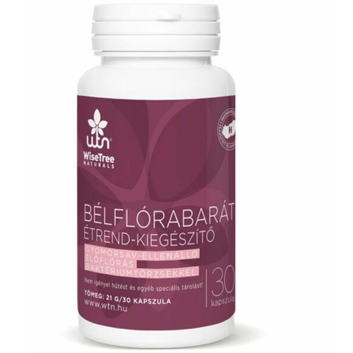Bélflórabarát étrend-kiegészítő, 30 db