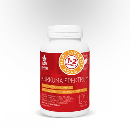 Kurkuma sprektum, 120 db