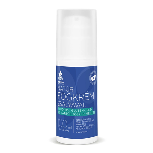 Natúr fogkrém zsályával, 100 ml